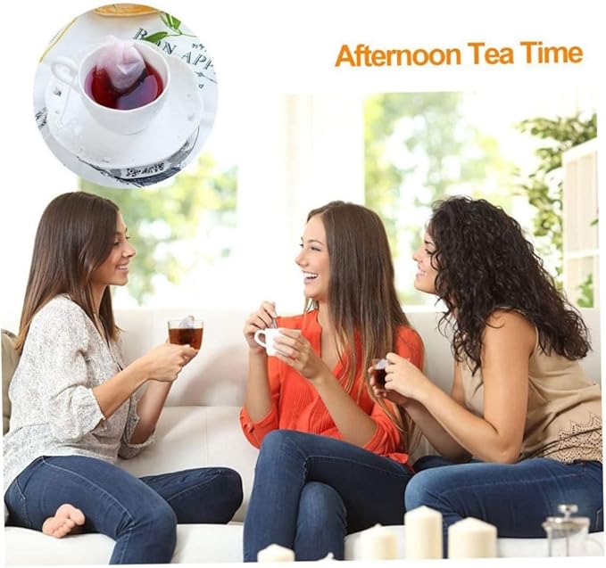 200pcs Tea Filter Bags Disposable Drawstring Seal Filter Tea Bags Infuser