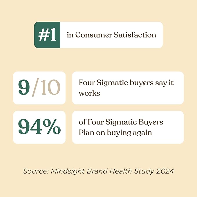 Four Sigmatic Gut Health Organic Herbal Tea | Organic Lemon Ginger Tea with Probiotics & Turkey Tail Mushroom | Instant Digestive Tea | Vegan, Gluten-Free | Lemon Ginger, 24 Servings