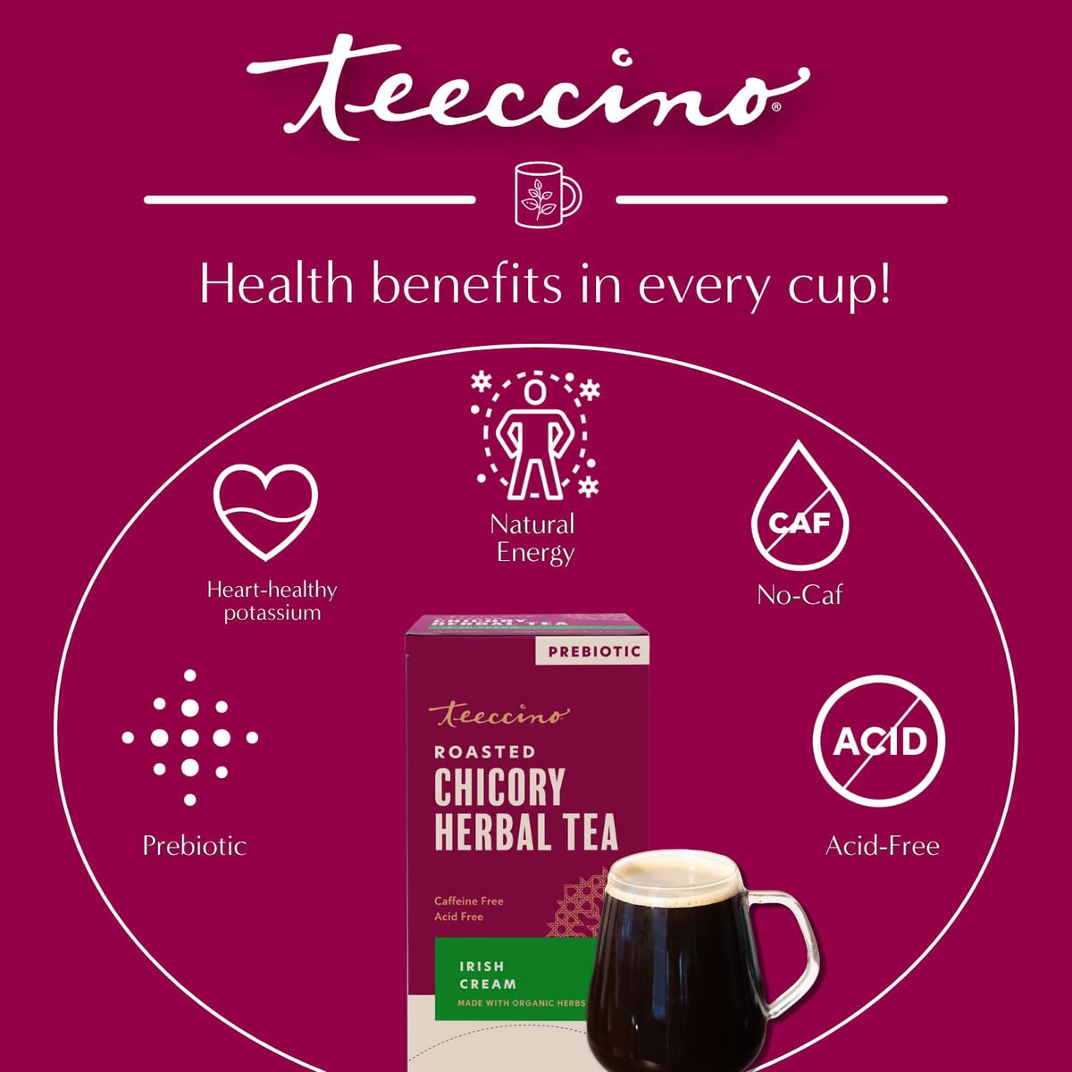 Teeccino Irish Cream Herbal Tea