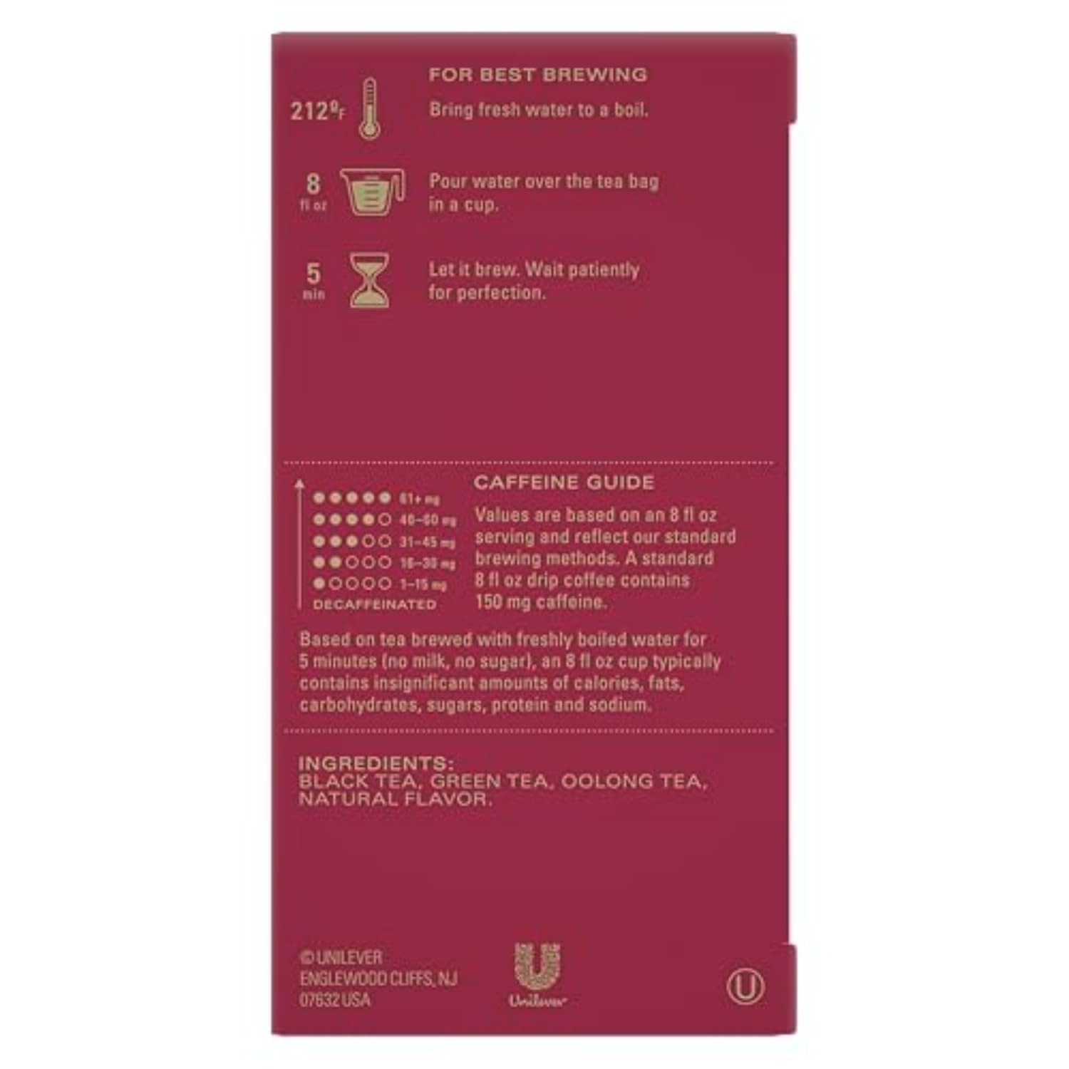 TAZO Joy Limited Edition Seasonal Black Tea Blend Tea Bags, 20 Total Tea Bags