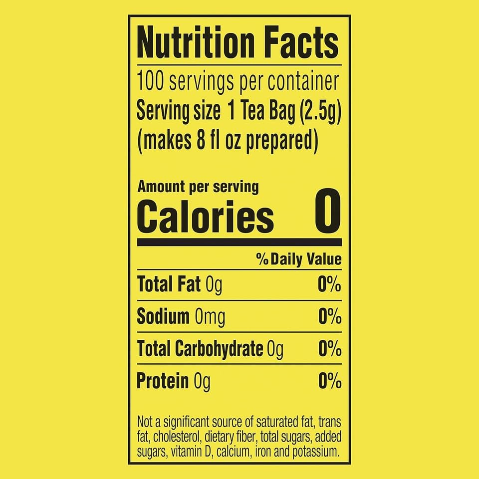 Lipton Tea Bags, Regular, 100/Box (Lip 291)