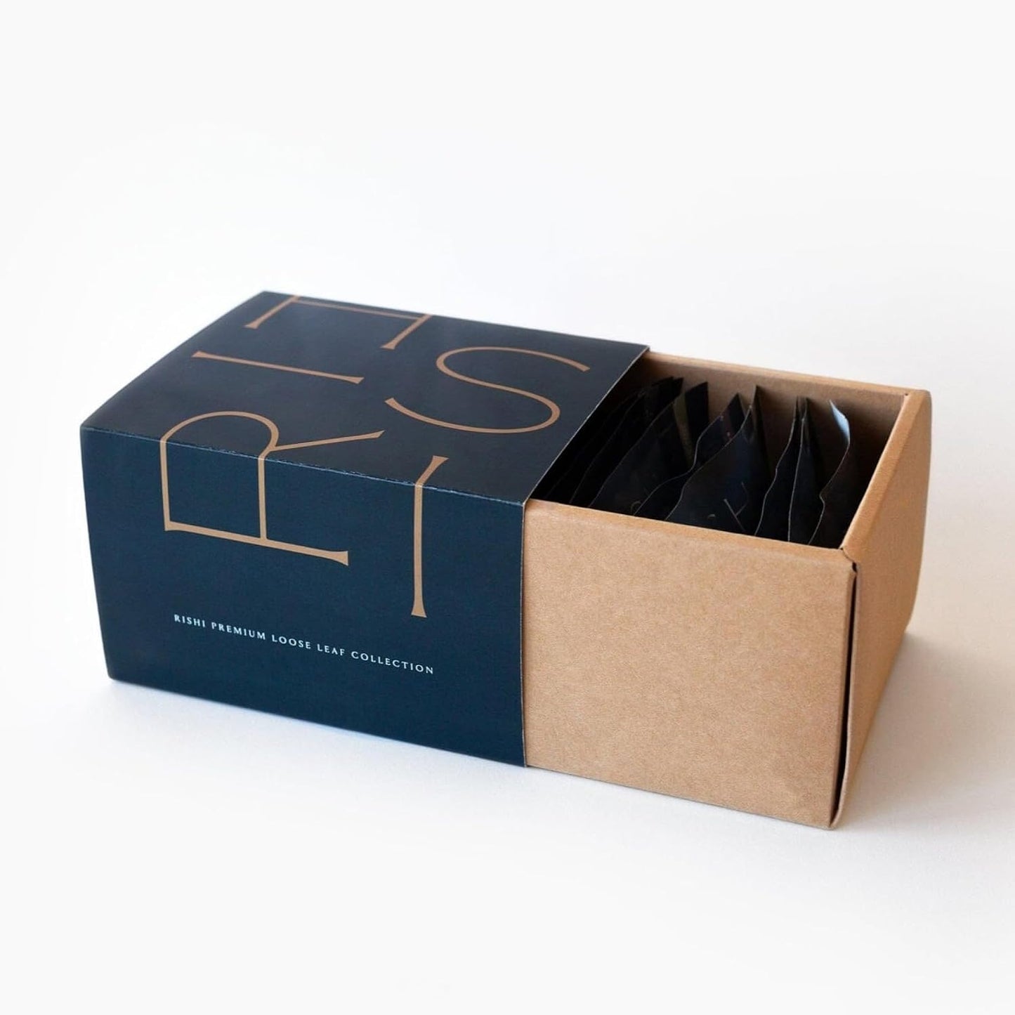 Rishi Tea Loose Leaf Sampler Gift Box - Assorted Tea Set of Organic, Caffeinated and Non-Caffeinated Loose Leaf - 12 Count