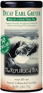 The Republic of Tea - Earl Greyer Decaf Tea, 50 Count