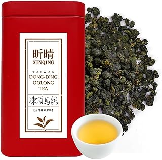 Xin Qing Taiwan Oolong Tea Taiwanese High Mountain Oolong Tea Taiwan Gaoshan Ulong Tea Loose Leaf Oolong 200g/7.05oz