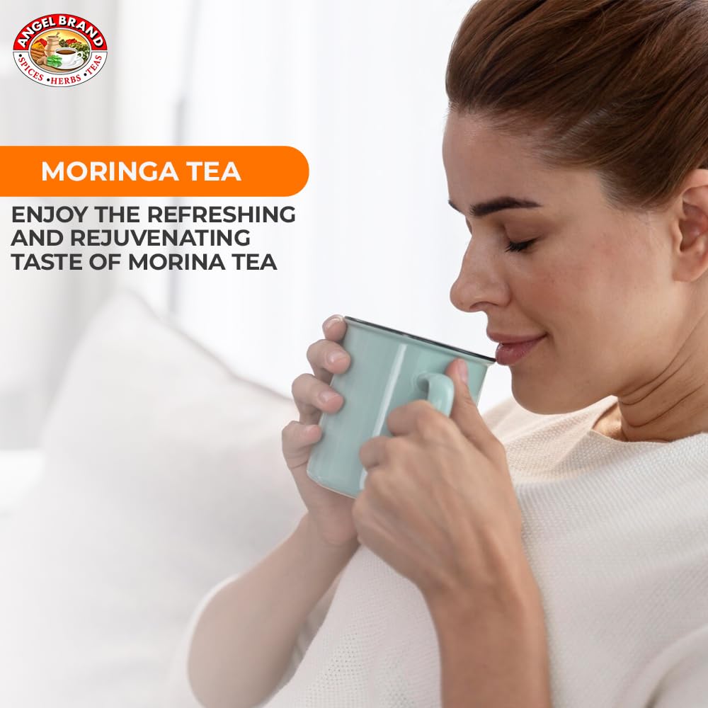 Moringa Leaf Tea Bags | 20 Count | 3 Pack | Refreshing Herbal Boost