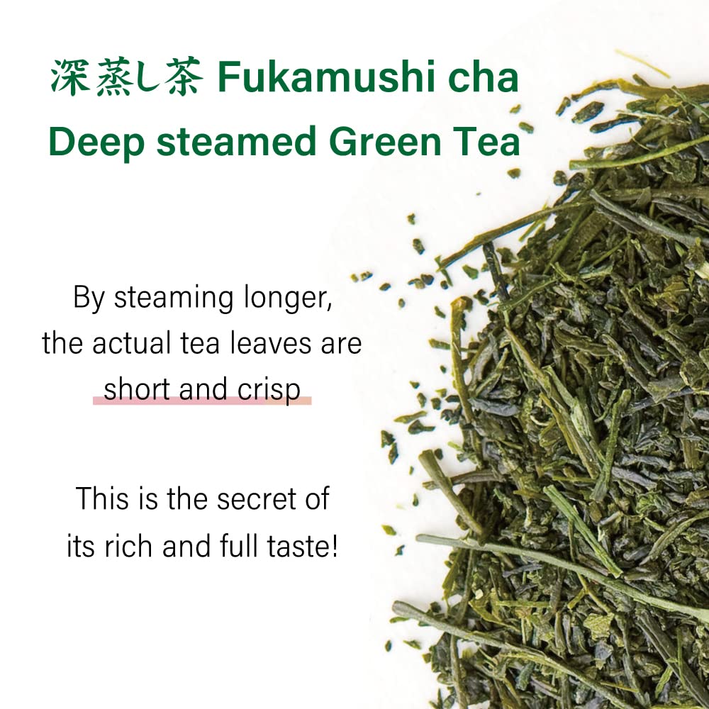 Premium Fukamushi Sencha Green Tea Loose Leaf from JAPAN | Japanese Tea KIMIKURA | IORI by KIMIKURA (100g/3.5oz)