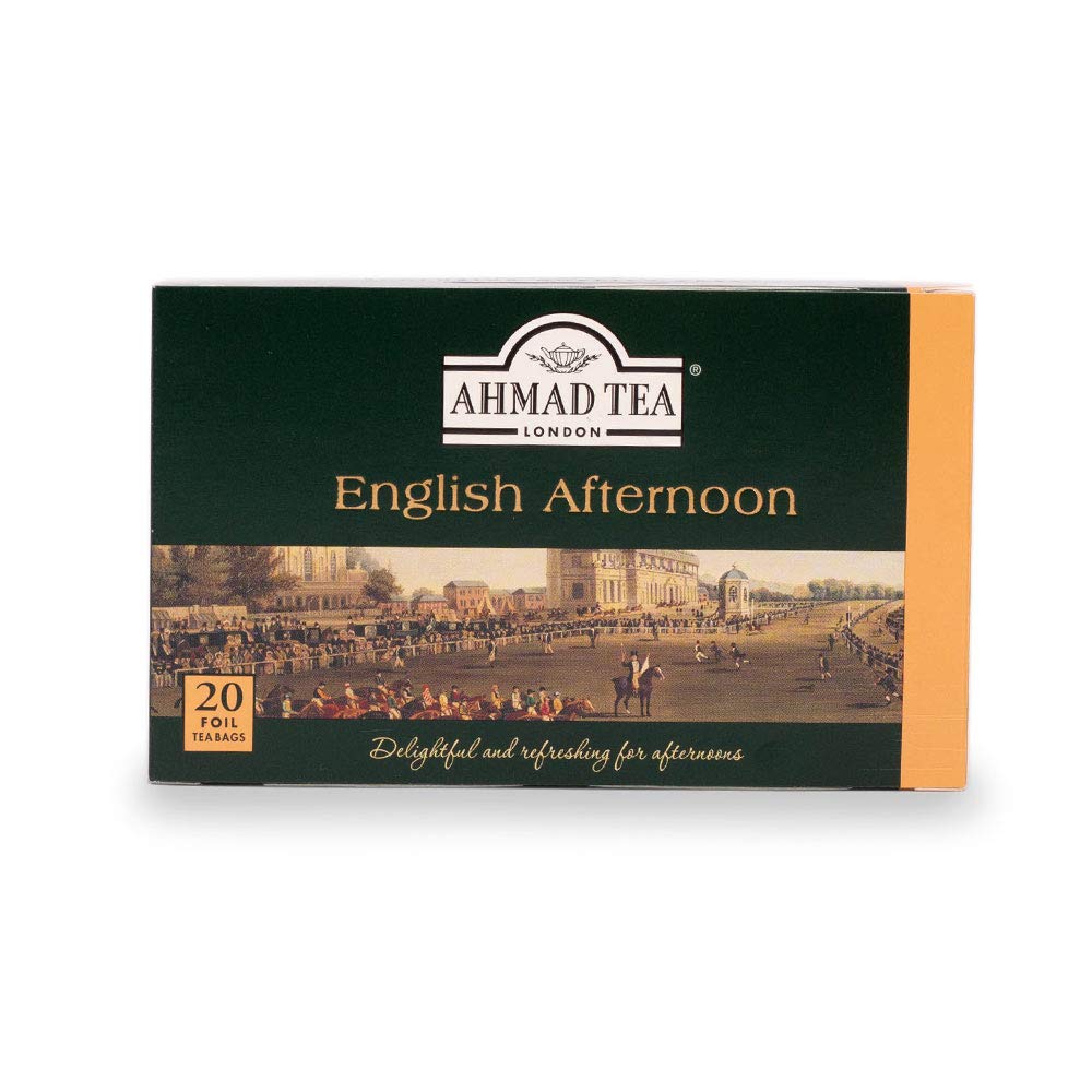 Ahmad Tea Black Tea, English Afternoon Teabags, 20 ct (Pack of 1) - Caffeinated and Sugar-Free