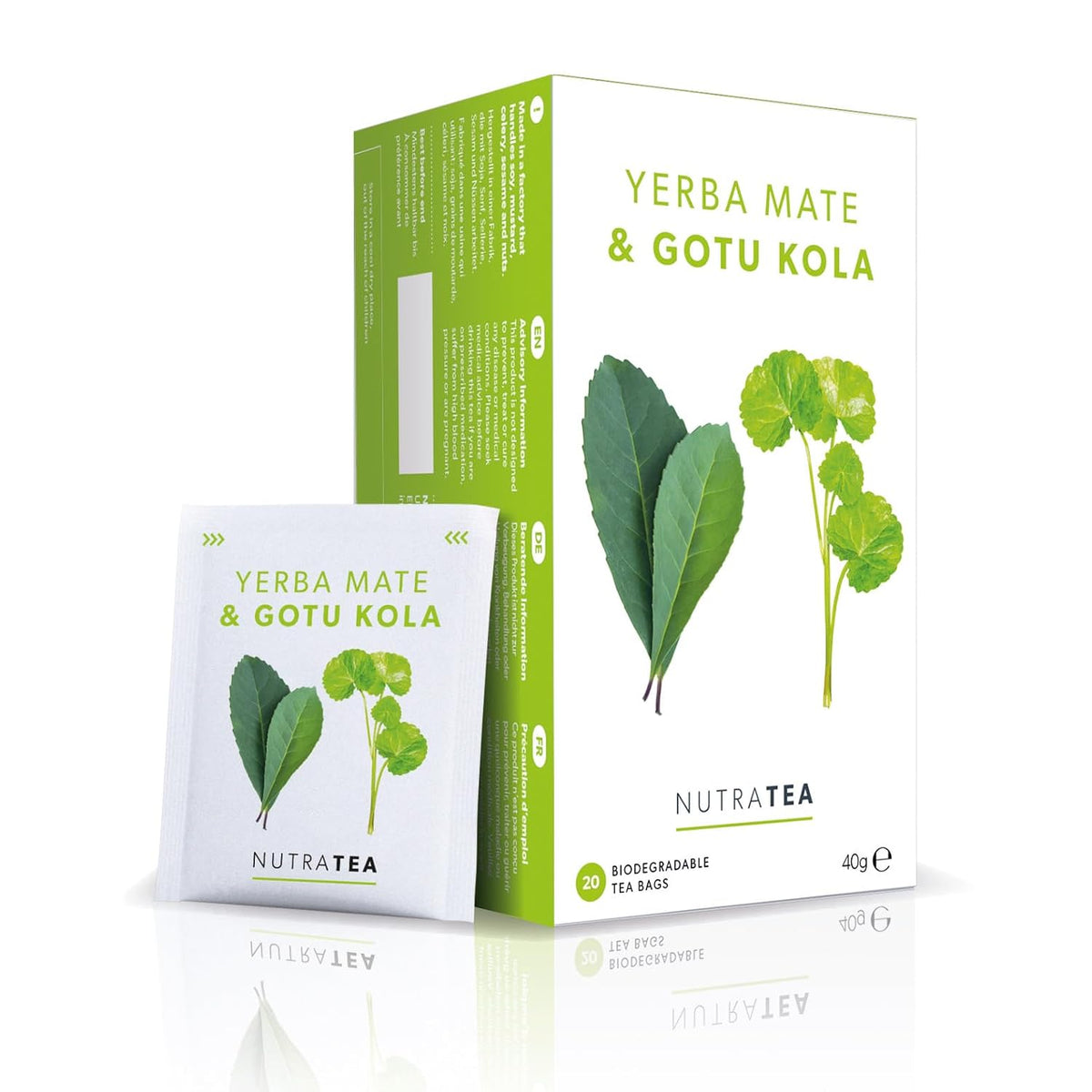 Nutra Tea - Yerba Mate & Gotu Kola - Yerba Mate Tea