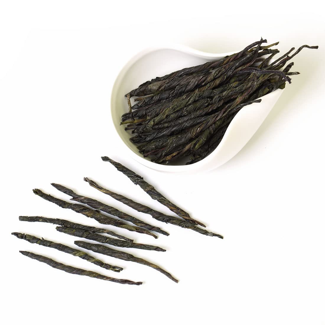 GOARTEA Needle Ku Ding Tea 100g / 3.5oz Premium Needle Kuding Tea - Bitter Green Tea - Ku Ding Herbal Tea Chinese Spike Loose