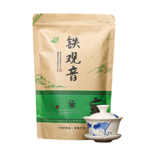 正宗安溪铁观音 Chinese Tieguanyin Oolong Tea 茶叶2025年新茶 厂 Natural Loose Leaf Tea,Chinese Tea, Sulfur Free 500g一斤两袋 Flower tea,dark tea,loose tea