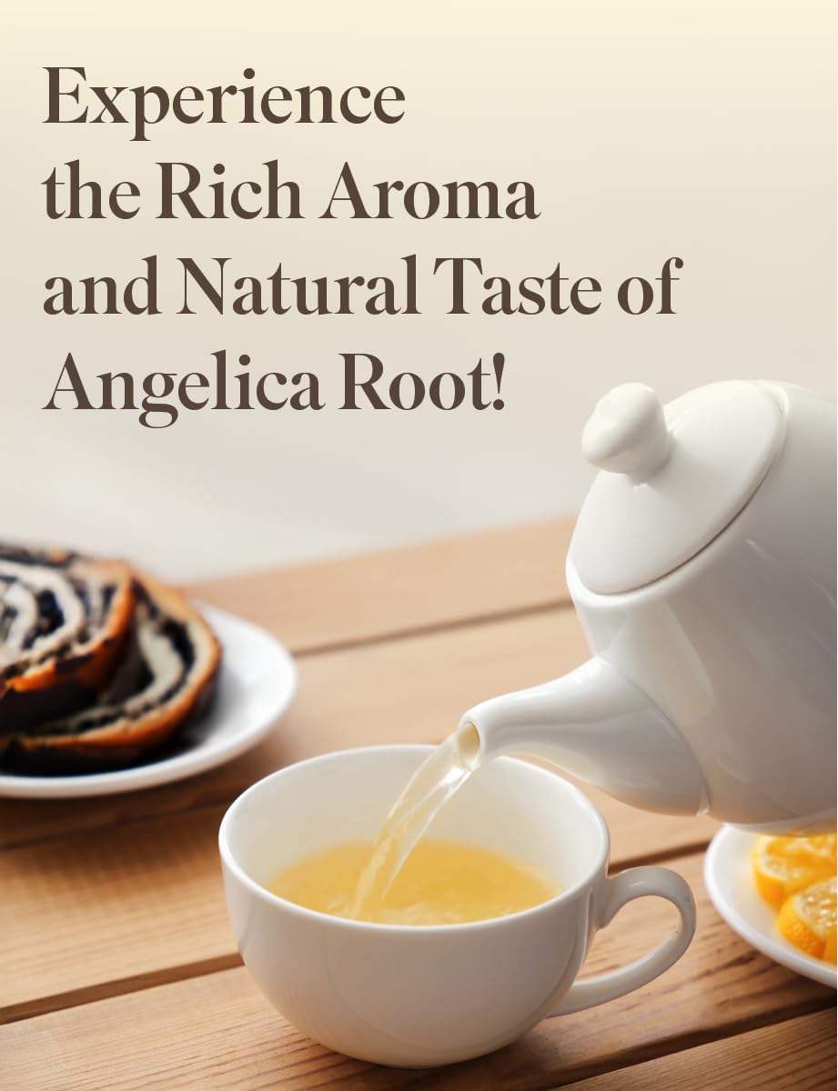 NICE WITCH'S Dang Gui Angelica Root 2 oz – Angelica gigas Sliced Root, Dried Herbal Tea Ingredient 當歸 당귀 (2oz/57g)