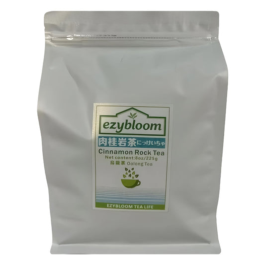 Ezybloom Cinnamon Rock Tea, Wuyi Rougui Oolong Tea, Niulan Keng Rougui Chinese Tea, 8oz/225g