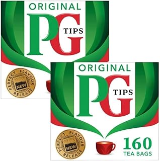 PG Tips,Tea Bag, 160-Count Boxes (Pack of 2)