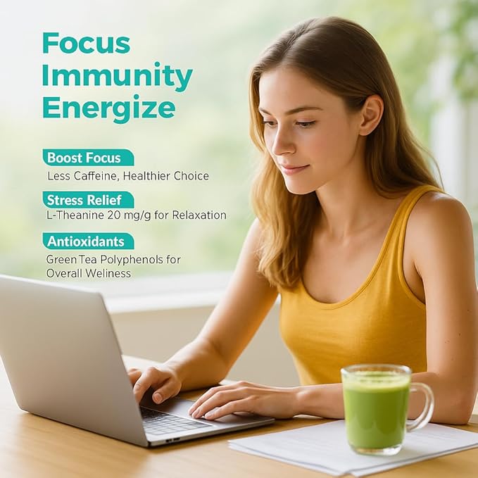 Emerail Matcha Powder Ceremonial Grade, USA Organic Matcha Green Tea Powder, Premium First Harvest, Sugar-Free Gluten-Free Vegan (60g / 2.1oz)