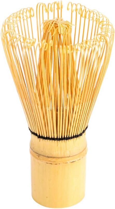 Restaurantware Dojo 2.3 Inch x 4.1 Inch Matcha Whisk 1 Durable Matcha Brush - For Traditional Tea Ceremonies Heat-Resistant Natural Bamboo Matcha
