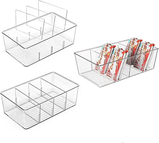 Pantry Organizers and Storage,Kitchen Organizers and Storage for Fridge,Drawer and Refrigerator - Spice Organization for Cabinet