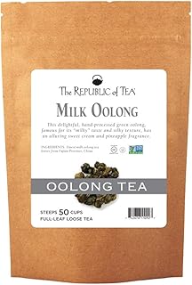 The Republic of Tea — Milk Oolong Full-Leaf Loose Tea, 3.5 oz Refill Bag, Steeps 50 Cups