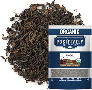 Organic Positively Tea Company, Pu-Erh Tea, Loose Leaf, 4 Ounce