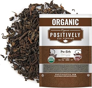 Organic Positively Tea Company, Pu-Erh Tea, Loose Leaf, 16 Ounce
