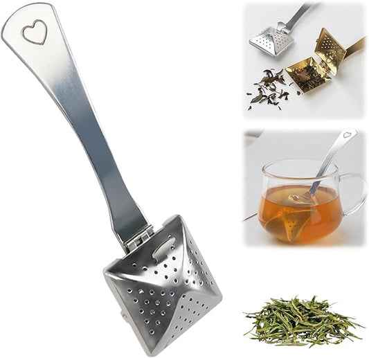 Stainless Steel Tea Diffuser,2025 New Tea Strainer Tea Infuser for Loose Leaf Tea,Creative Tea Spoon With Handle,Fine Holes Tea Interval Filter