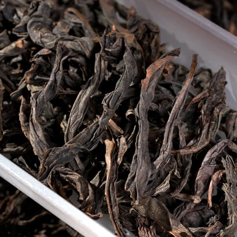 Yan Zi Ke Rou Gui Rock Oolong Tea (燕子窠肉桂岩茶) – 30 Loose Leaf Teabags, 8.81oz (250g) – Wuyi Mountain Roasted Oolong with Bold Cinnamon Aroma – Chinese Tea for Energy & Wellness