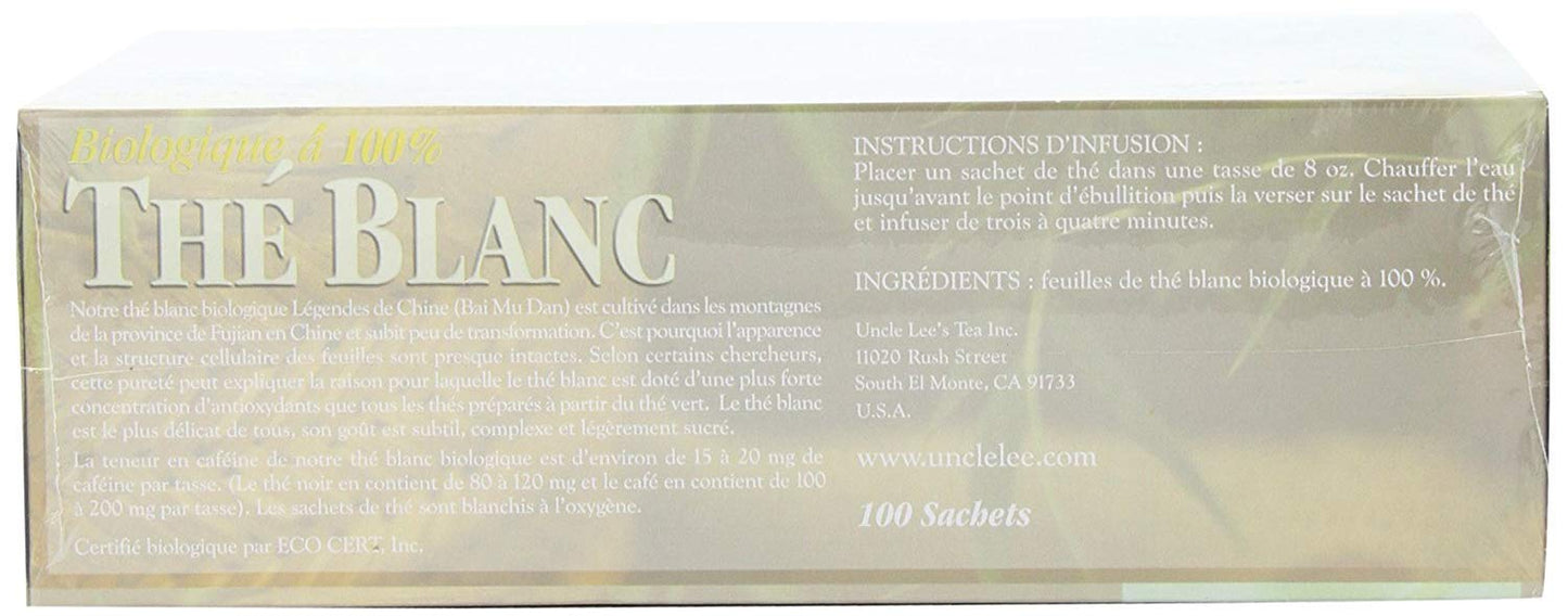 Organic White Tea 100 Bags