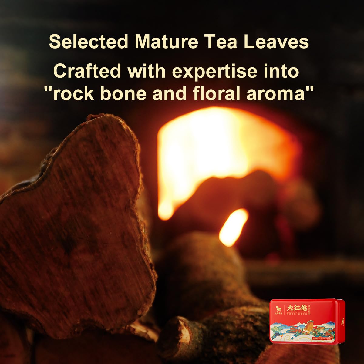 BAMATEA Wuyi Mountain Rock Oolong Tea Loose Leaf 8g Individual packs | World Heritage Wuyi Origin, First Grade Tea Leaves, Traditional Charcoal Roasting, Rich Rock Aroma, Individually Wrapped