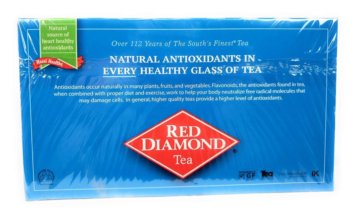Red Diamond All Natural Iced Tea Bags Gallon Size, 12 Count (1)