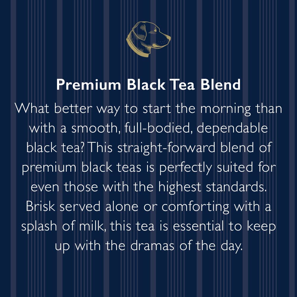 The Republic of Tea: Downton Grantham English Breakfast Black Tea, 36 Tea Bags Tin (Pack of 2)