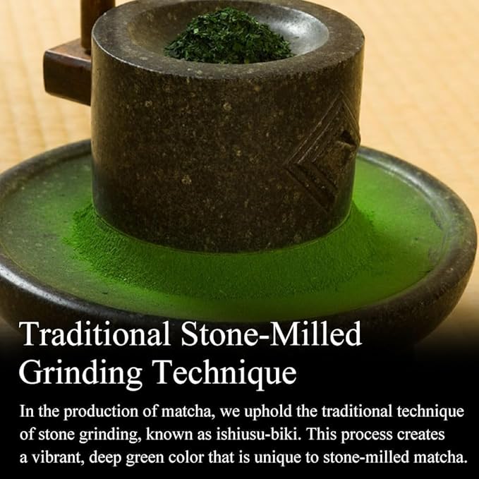 ITOHKYUEMON Kyoto Uji First-Harvest Ceremonial Grade Matcha Green Tea Powder – Authentic Japanese Uji, Japan (20 g / 0.7 oz) – Tenjo 20 (Grade 3)