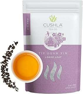 Tie Guan Yin Oolong Whole Loose Leaf - Ti Kuan Yin - Iron Goddess of Mercy Oolong Tea