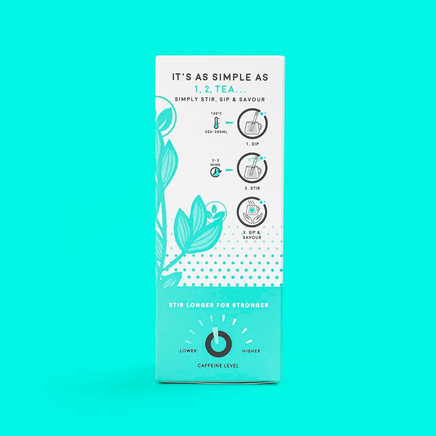Sticksology Moroccan Mint Tea Sticks – Mint Green Tea Infuser Sticks, Mess-Free Tea Stirrers, Refreshing Spearmint Blend, Medium Caffeine, 15 Pack