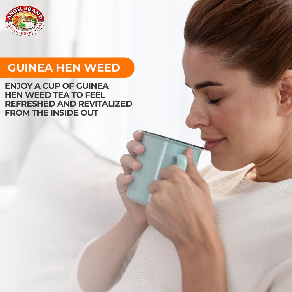 Guinea Hen Weed Root Tea Bags | 20 Count | Box | Balanced Herbal Blend