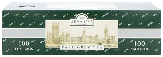 Ahmad Tea Earl Grey Tea, 100 Paper Enveloped Teabags