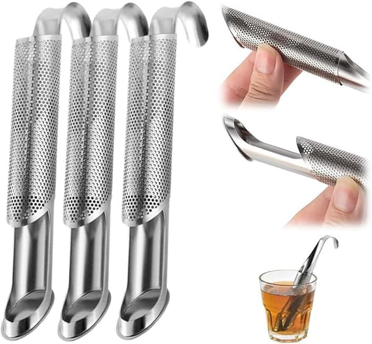 304 Stainless Steel Tea Diffuser, 2025 New Loose Leaf Tea Infuser, Portable Teas Infuser for Office and Home, Spices, Seasonings