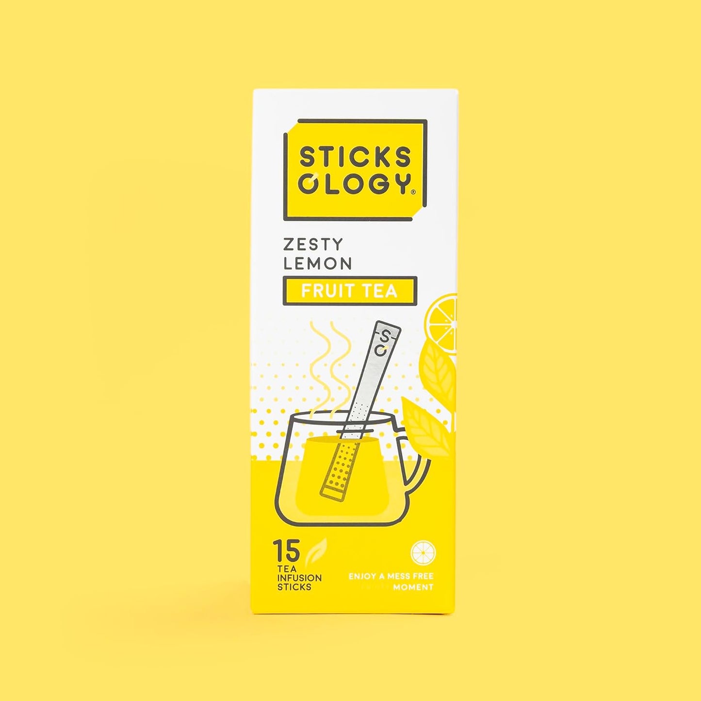 Sticksology Zesty Lemon Tea Sticks - Fruit Tea