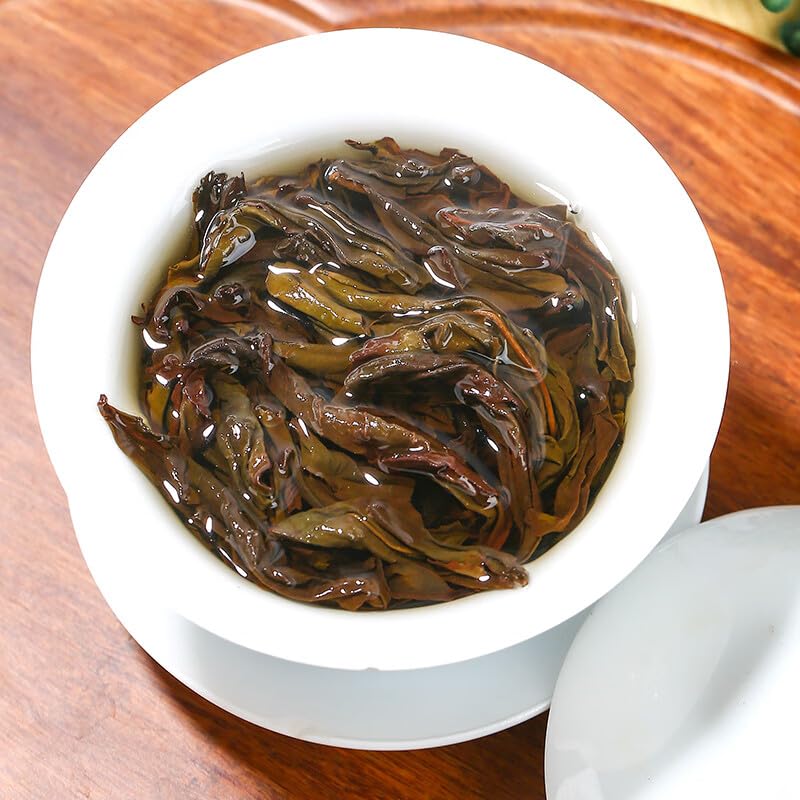 Yan Zi Ke Rou Gui Rock Oolong Tea (燕子窠肉桂岩茶) – 30 Loose Leaf Teabags, 8.81oz (250g) – Wuyi Mountain Roasted Oolong with Bold Cinnamon Aroma – Chinese Tea for Energy & Wellness