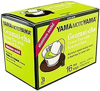 Yamamotoyama Genmaicha Green Tea, 16 ct, 1.69 oz