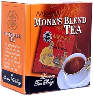 Mlesna Monk's Blend Tea - Ceylon Tea in Luxury Tea Bags