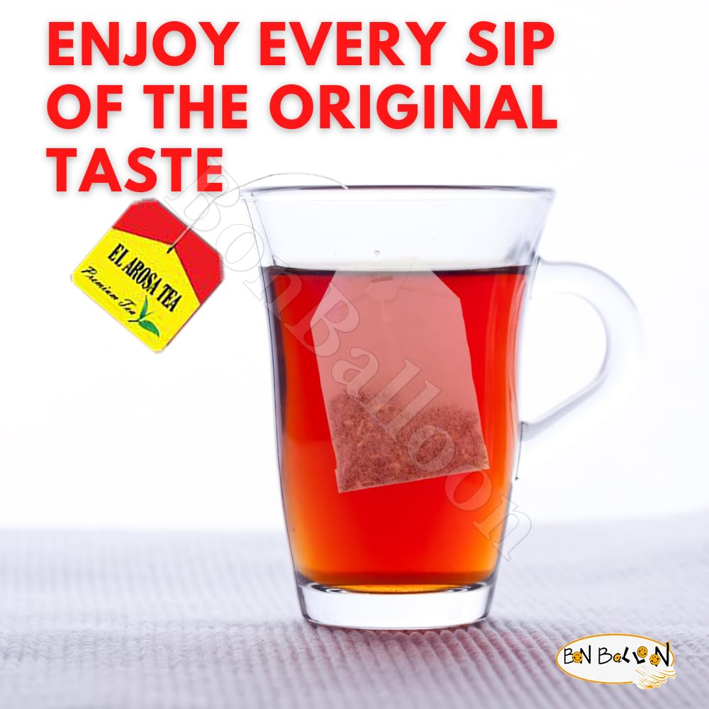Al Arousa Alarousa Black Tea Bags Teas Indian Kenyan Organic Traditional Egyptian Dust Egypt Arabian Strong Rich Pure Oriental Natural Taste Breakfast ( Tea Bag 50 ) شاÙ‰ اÙ„عرÙˆسة