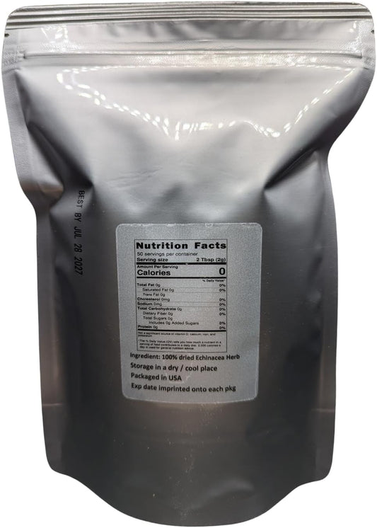 Echinacea Herb - Echinacea purpurea Loose Leaf C/S 100% from Nature (2 oz)