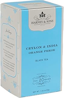Harney & Sons Black Tea, Orange Pekoe, 20 Tea Bags