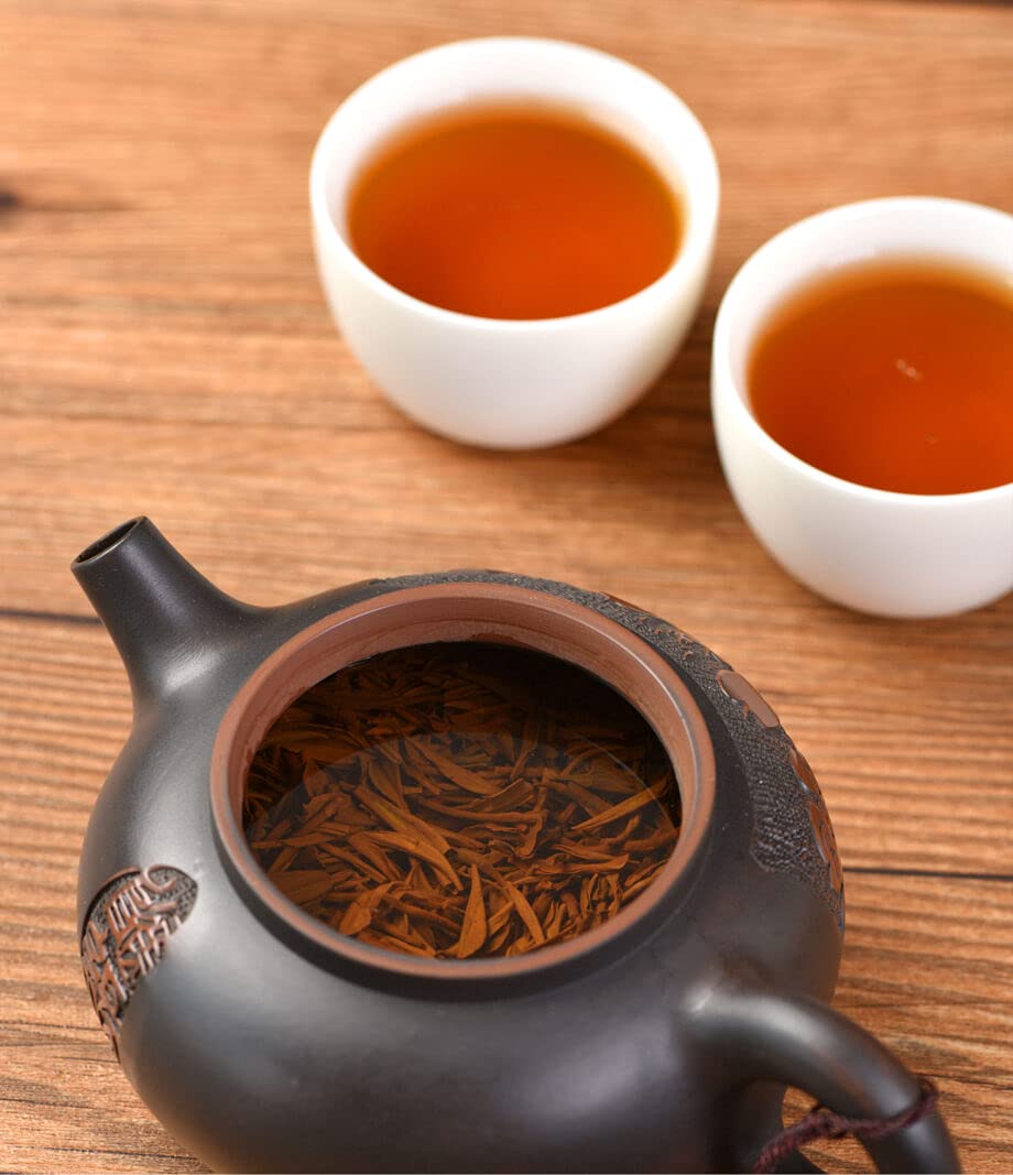 Qimen (Keemun) Maofeng Black Tea, Fresh Loose Leaf, Chinese Black Tea, Healthy Daily Drink, From Hence Tea (1 Pack)