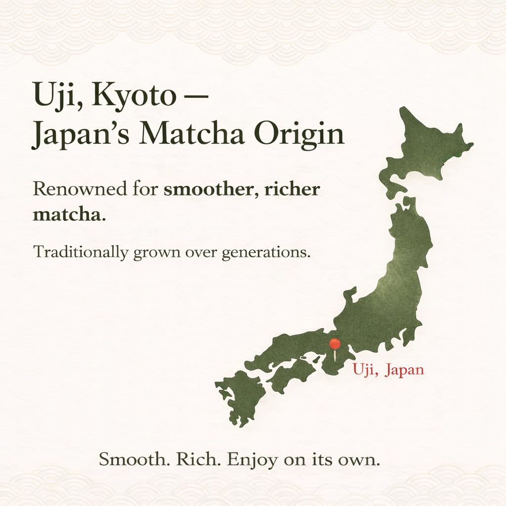 Japanese Ceremonial Grade Matcha Powder – USDA Organic | 3oz Tin | Smooth Taste with Low Bitterness | Calm, Clear Energy | Pure Matcha