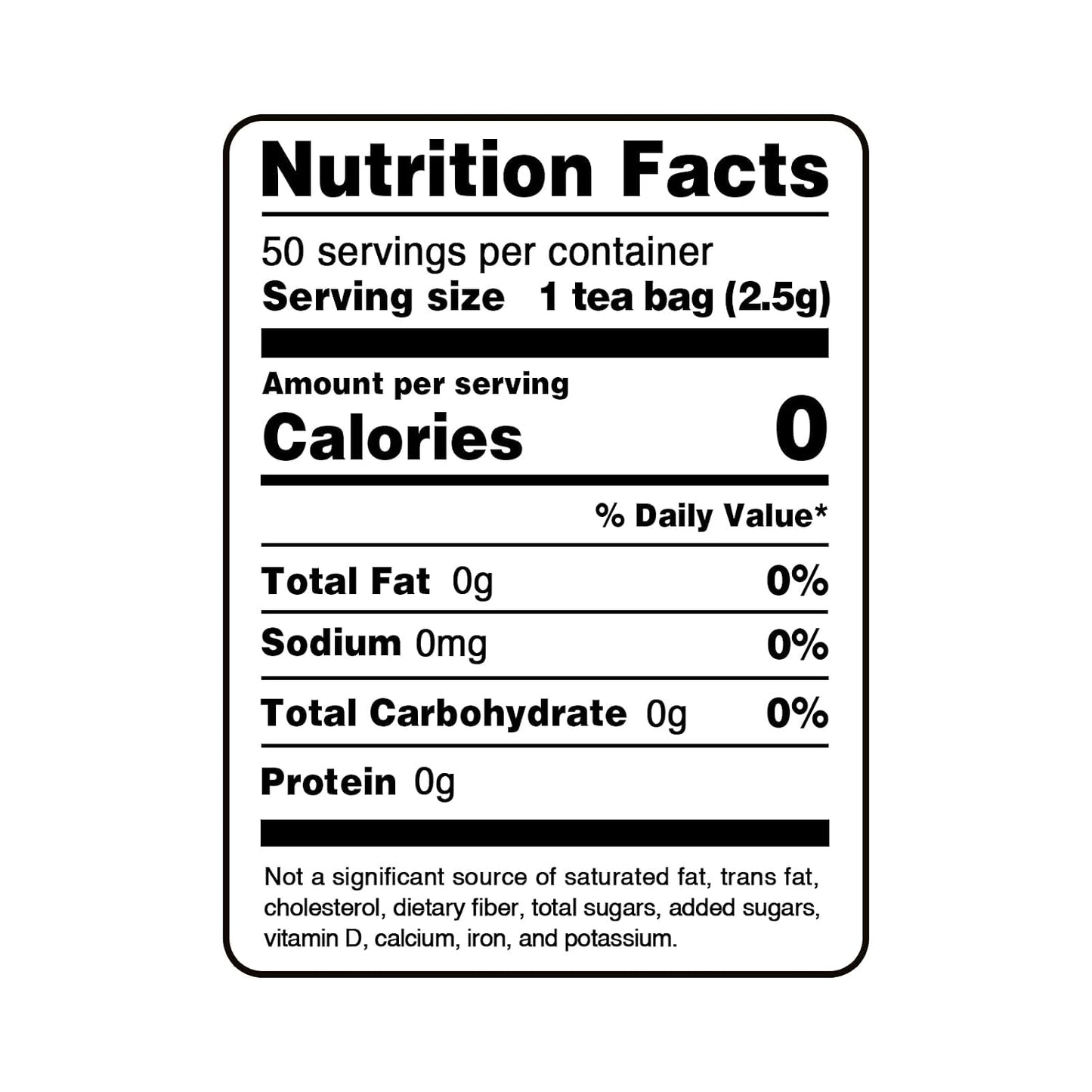 FullChea - Blueberry Tea Bags, 50 Count, Fruit Blend Herbal Tea