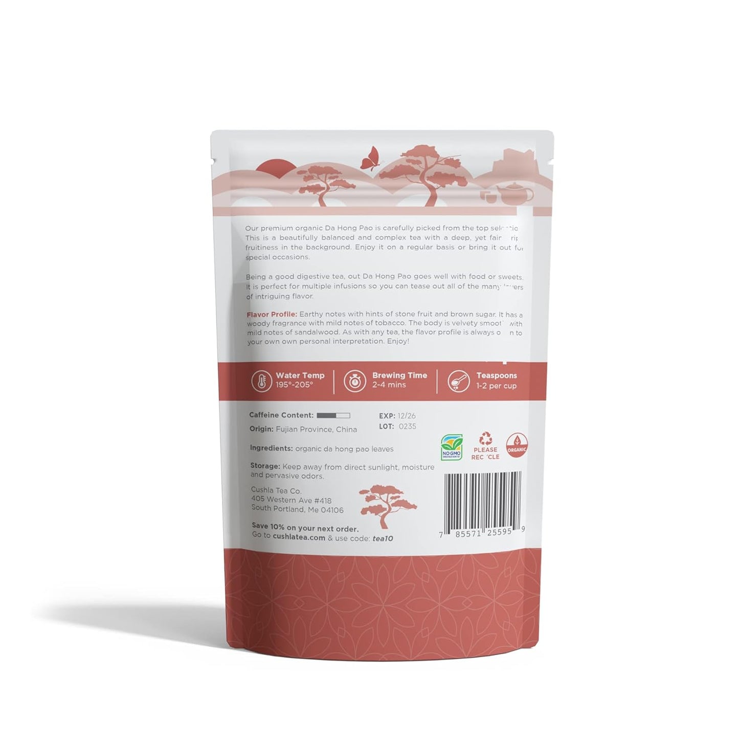 Da Hong Pao Oolong Tea Loose Leaf - Fujian Wuyi Rock Oolong Tea Dahongpao Big Red Robe - High Mountain Roasted Wu Long Tea