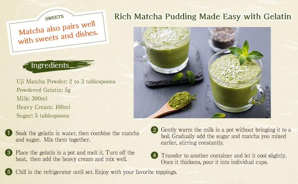 Japanese Matcha Green Tea Powder – Uji Matcha from Kyoto, Stone Ground, Premium Culinary Grade, Smooth & Naturally Sweet, for Latte, Smoothies & Baking