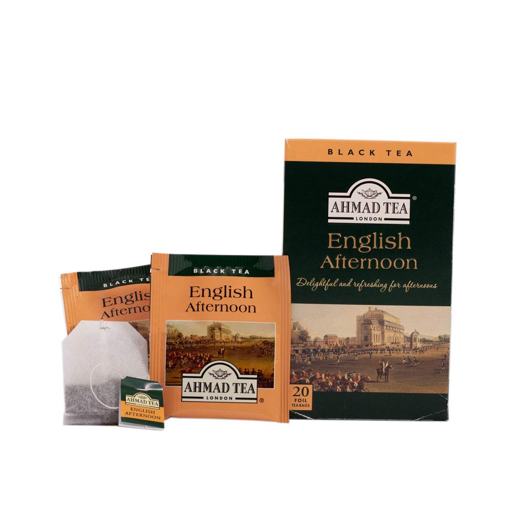 Ahmad Tea Black Tea, English Afternoon Teabags, 20 ct (Pack of 1) - Caffeinated and Sugar-Free