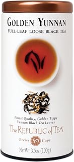 The Republic of Tea Black Full-Leaf Loose Tea (Golden Yunnan Black, 3.5 oz)