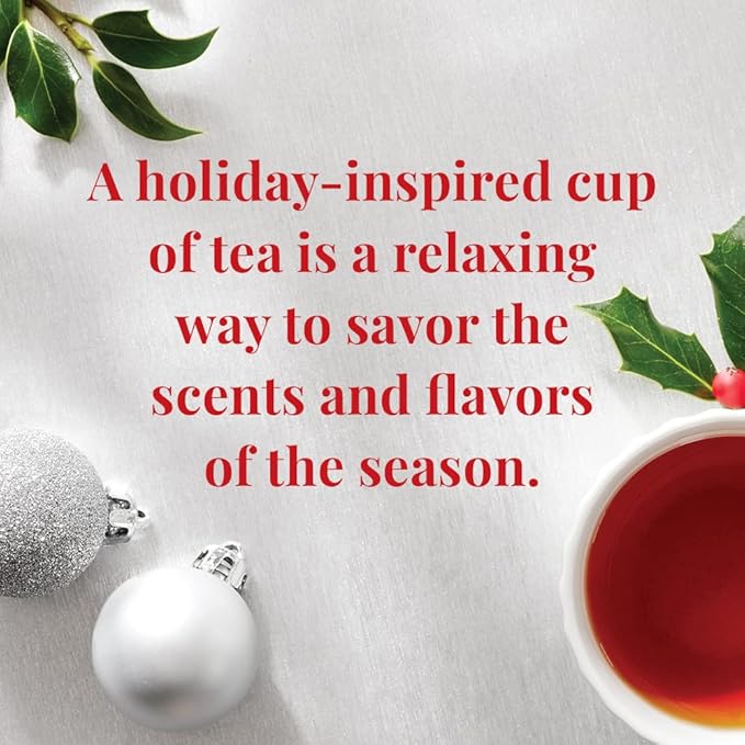 The Republic of Tea — Sip and Be Merry, Holiday Gift Tea, 50 Tea Bags, Naturally Caffeinated